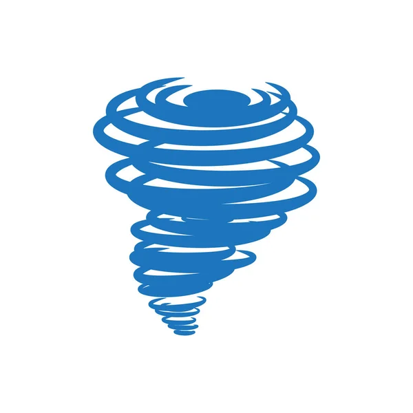 Illustrazione Isolata Del Vettore Modello Icona Design Tornado — Vettoriale Stock