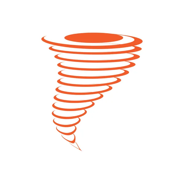 Tornado Icon Design Template Vektor Isolierte Illustration — Stockvektor