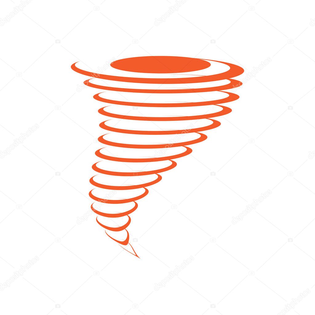 Tornado icon design template vector isolated illustration