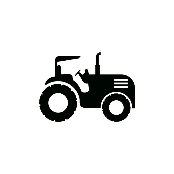 Ikone Des Traktordesigns Vorlage Vektor Isolierte Illustration — Stockvektor