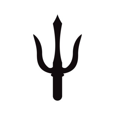 Üçgen ikon tasarım şablonu vektör izole çizimi