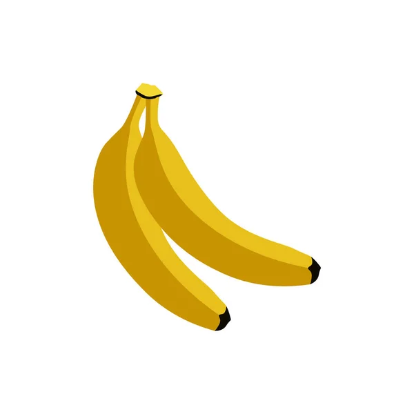Banán ikon design sablon vektor elszigetelt illusztráció — Stock Vector