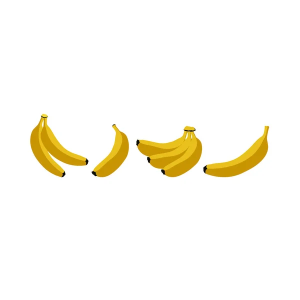 Banán ikon design sablon vektor elszigetelt illusztráció — Stock Vector