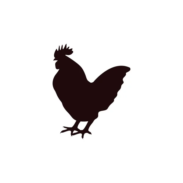 Huhn Symbol Design Vorlage Vektor Isolierte Illustration — Stockvektor