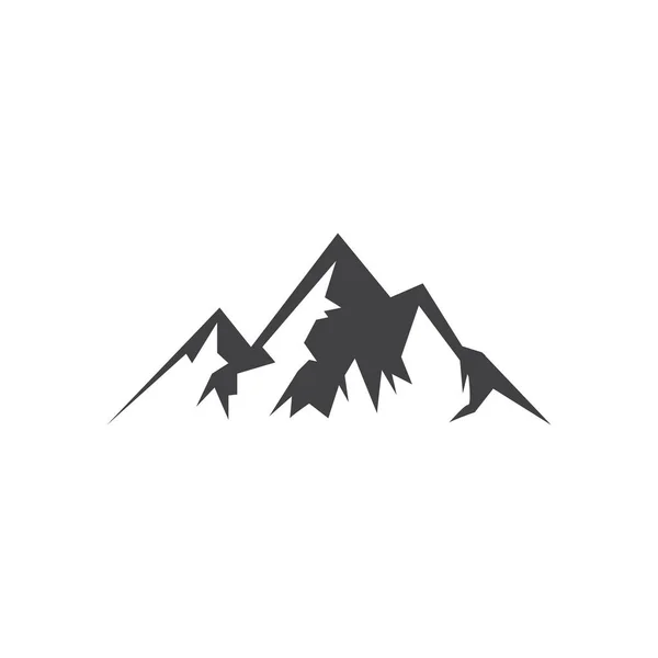 Mountain Icon Ontwerp Sjabloon Vector Geïsoleerde Illustratie — Stockvector