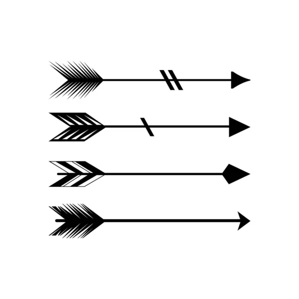 部落箭头图标设计模板向量隔离 — 图库矢量图片
