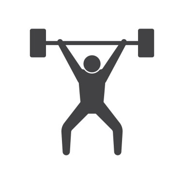 Halter ikonu tasarım şablonu izole edilmiş vektör illüstrasyonu