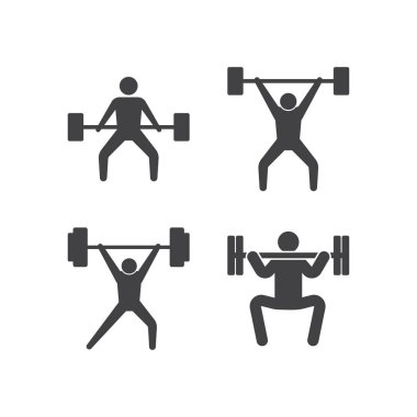 Halter ikonu tasarım şablonu izole edilmiş vektör illüstrasyonu