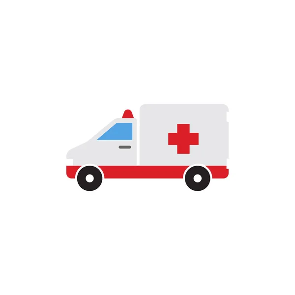 Krankenwagen Symbol Design Vorlage Vektor Isolierte Illustration — Stockvektor