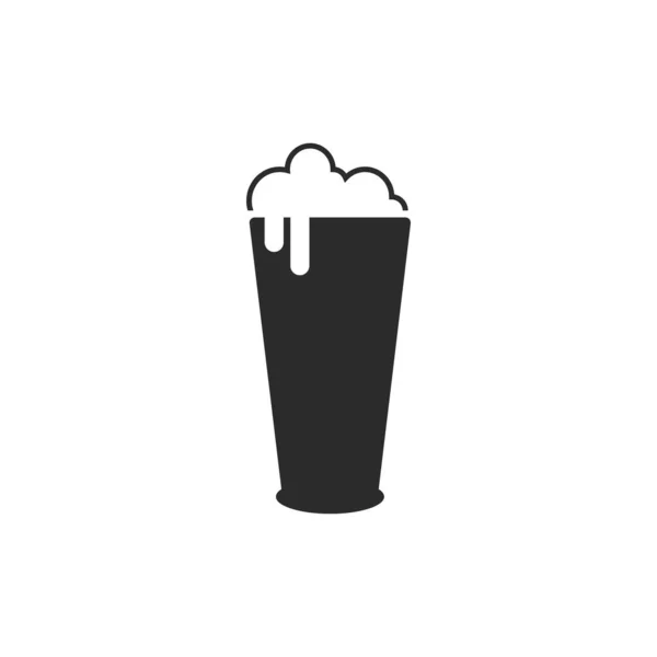 Bier Symbol Design Vorlage Vektor Isolierte Illustration — Stockvektor