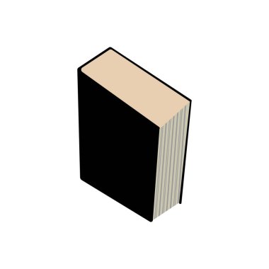 Klasik eski kitap simgesi tasarım şablonu vektörü 