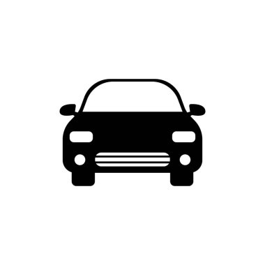 Araba simgesi tasarımı vektör çizimi