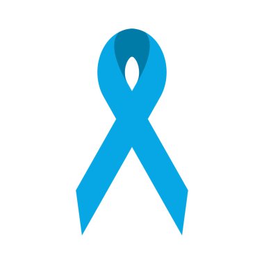 Göğüs kanseri kurdele ikonu tasarım şablonu vektörü