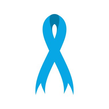 Göğüs kanseri kurdele ikonu tasarım şablonu vektörü