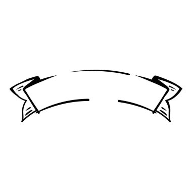 Banner ribbon icon design template vector isolated