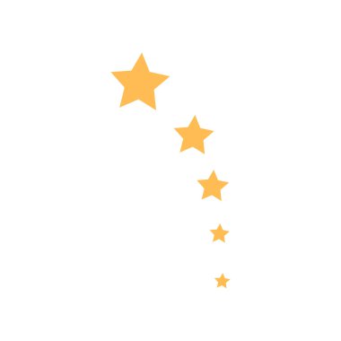 Five stars icon design template vector isolated illustration