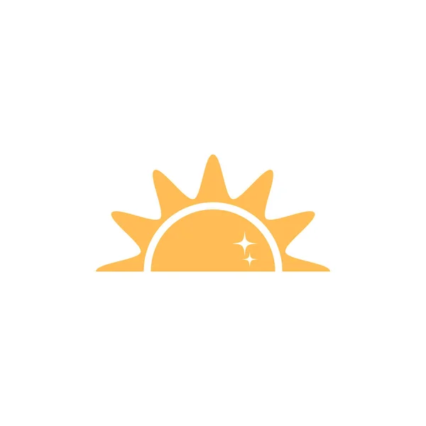 Sun icon design template vector isolated — Stock Vector