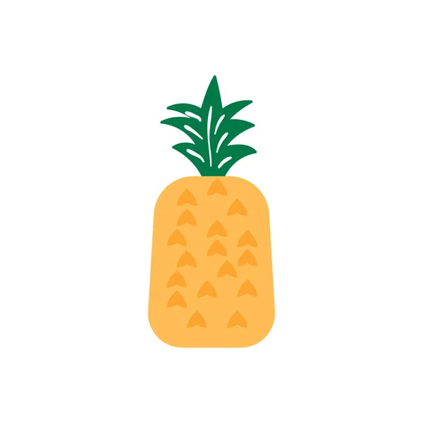 Piña icono diseño plantilla vector aislado — Archivo Imágenes Vectoriales