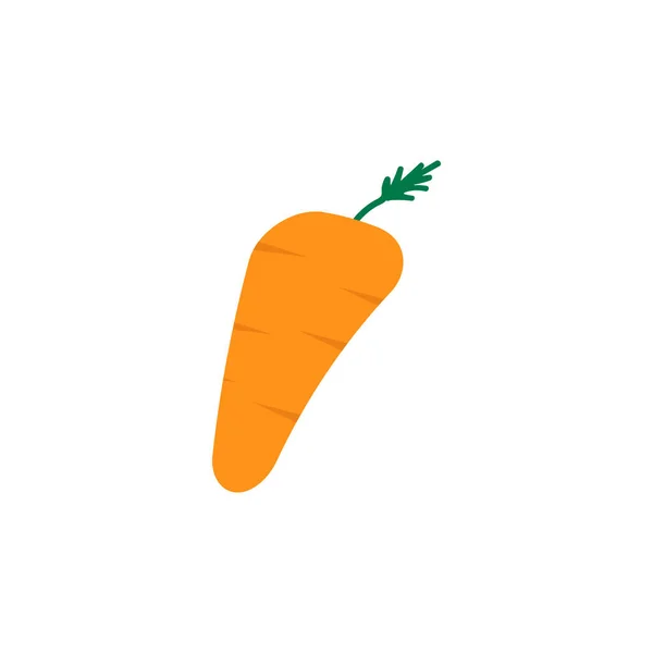 Carrot icon design template vector isolated — Stok Vektör