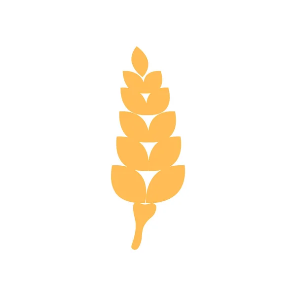 Modelo de ícone de trigo vetor isolado — Vetor de Stock