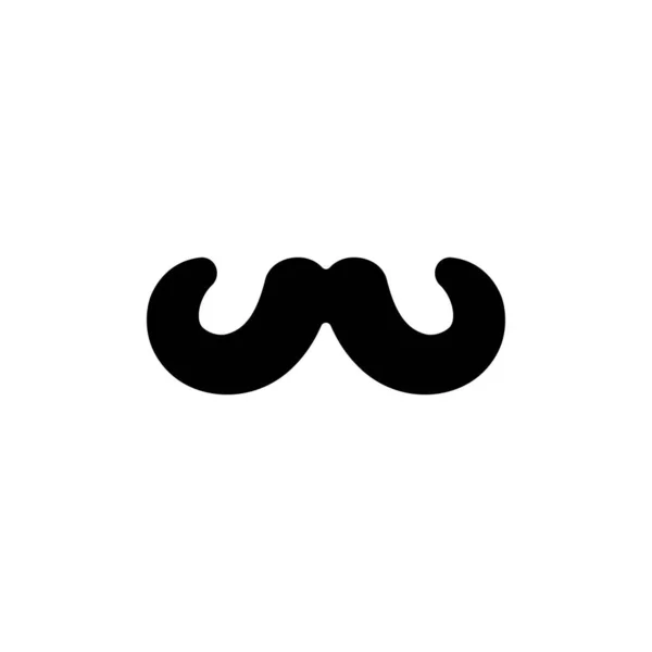 Mustache Icon Design Template Vector Isolated Illustration — Stockvector