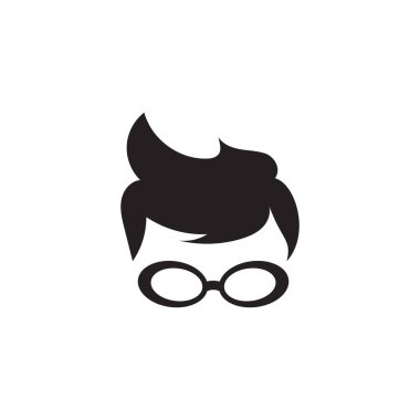 İnek inek çocuk simgesi tasarım tasarımı çizimi