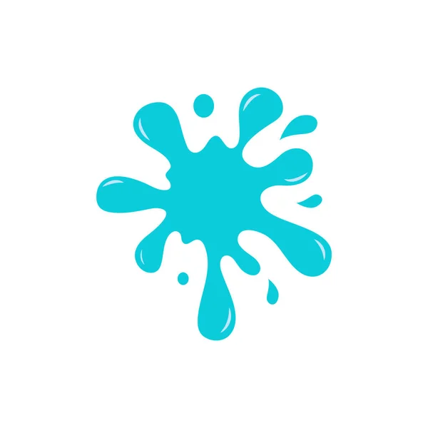 Splash Water Icon Design Template Illustration — Stock Vector