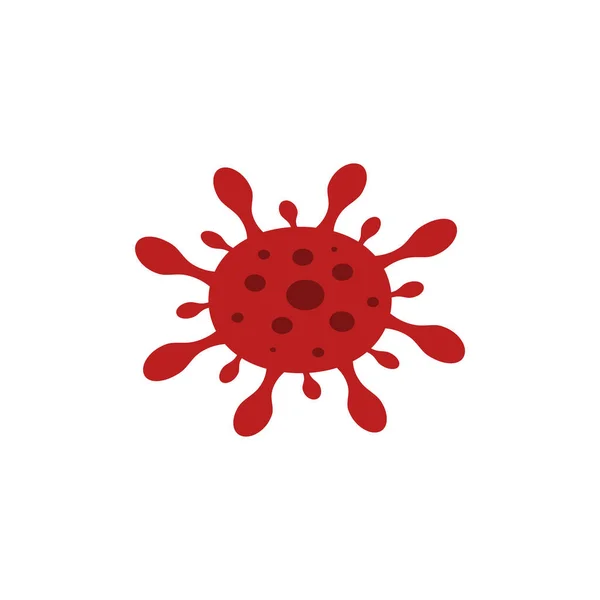 Illustration Modèle Icône Virus — Image vectorielle