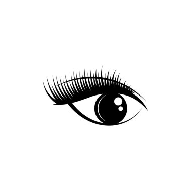 Göz simgesi tasarım şablonu izole edildi