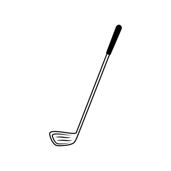 Golf Stick Εικονίδιο Σχέδιο Πρότυπο Απεικόνιση Απομονωμένο — Διανυσματικό Αρχείο