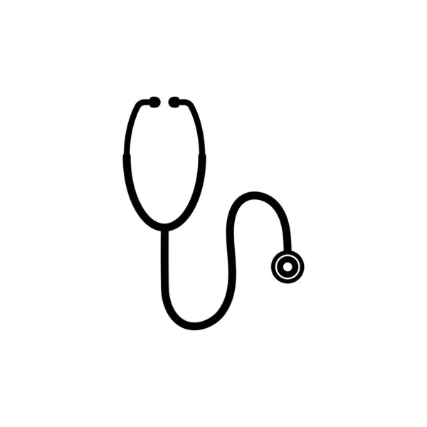 Stethoscope icon design template illustration isolated — Stock Vector