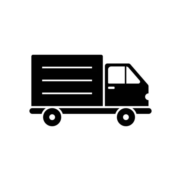 Παράδοσης Φορτηγό Εικονίδιο Σχεδιασμό Πρότυπο Απεικόνιση Απομονωμένο — Διανυσματικό Αρχείο