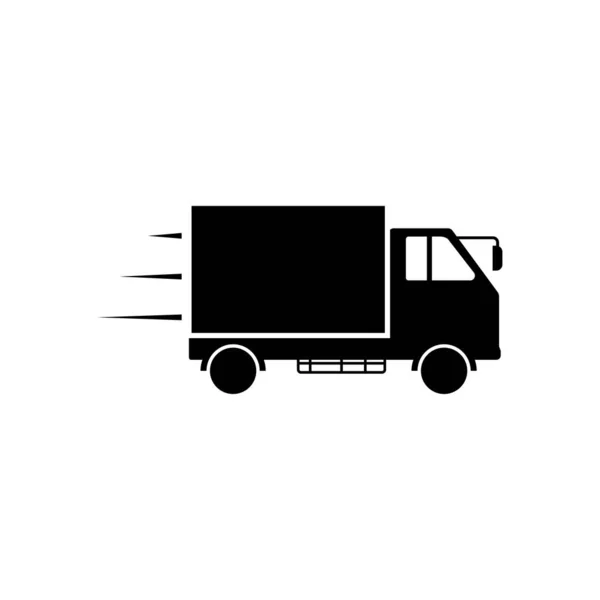 Consegna Camion Icona Design Modello Illustrazione Isolato — Vettoriale Stock