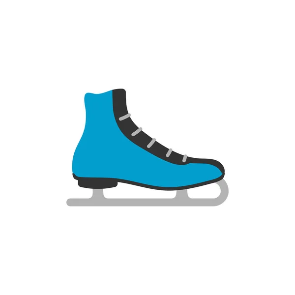 Schaatsen Pictogram Ontwerp Template Geïsoleerde Illustratie — Stockvector