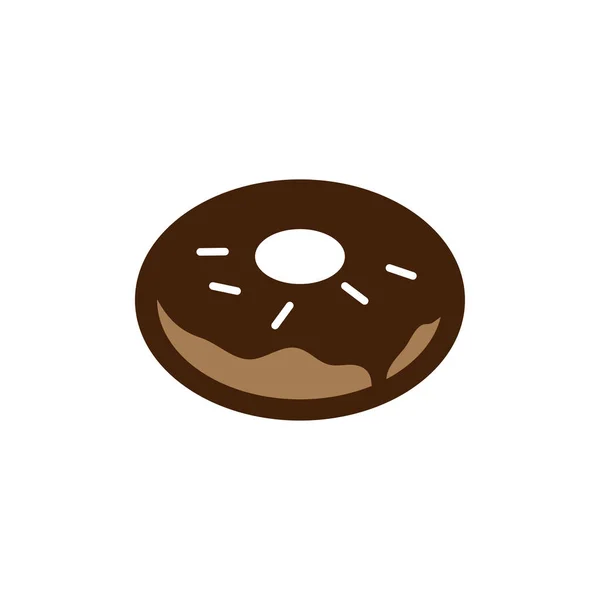 Donut Icon Design Illustration Vektor — Stockvektor