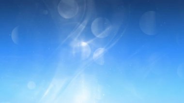 Mavi Arkaplan ve Parlayan Yıldızlar