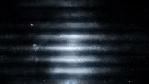 Темный Глубокий Космический Фон — стоковое видео