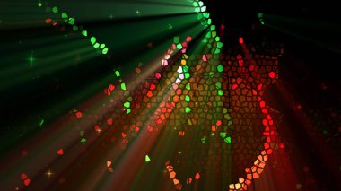 Soyut Döşemeli Cam Arkaplan