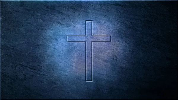 Cruz Cristiana Fondo Textura — Foto de Stock