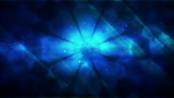 Abstrakter Hintergrund Und Teilchenschleife — Stockvideo