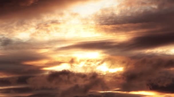 时间流逝的傍晚的天空 — 图库视频影像