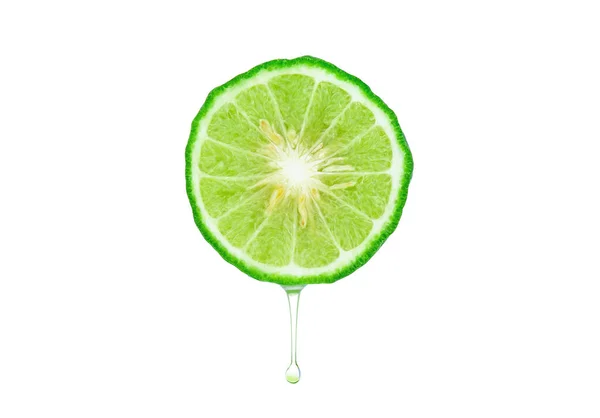 Bergamot Fruit Water Dropping Sour Food Fruit Herb Use Cosmetic — Stock Photo, Image