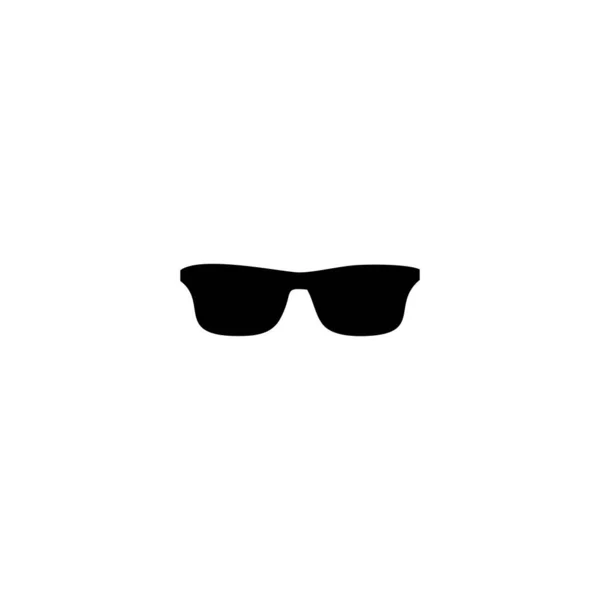 Sonnenbrille Schwarzes Symbol Oder Logo Isoliert Zeichen Symbol Vektor Illustration — Stockvektor