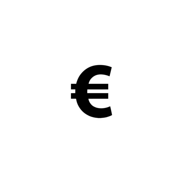 Euro Icon Vektor Symbol Für Webseite Computer Und Mobiler Vektor — Stockvektor