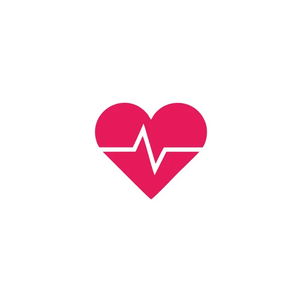 Heartbeat Icon Graphic Elements Your Design — Stock Vector