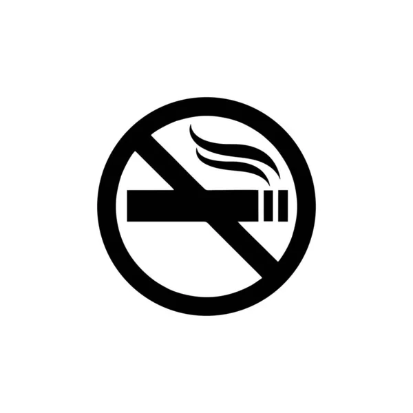 タバコのアイコンはない あなたのデザインのグラフィック要素 — ストックベクタ
