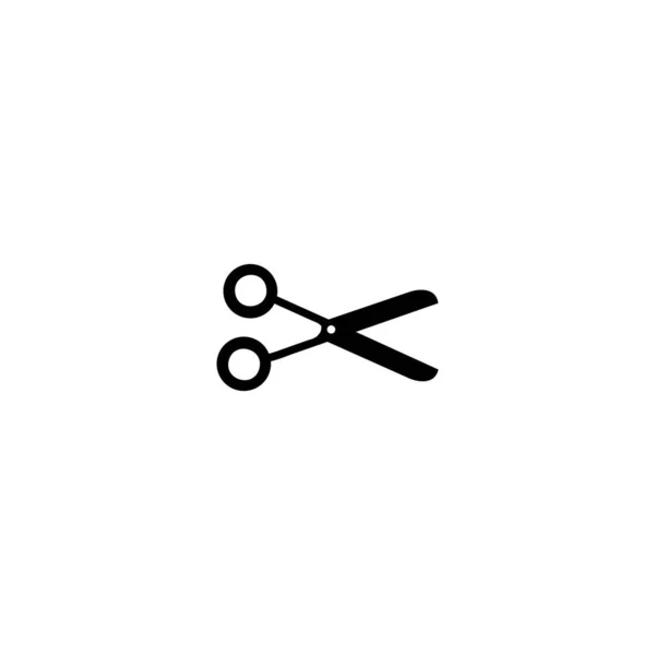 Ikona Nůžky Nebo Logo Izolované Znamení Symbol Vektorové Ilustrace Vysoce — Stockový vektor