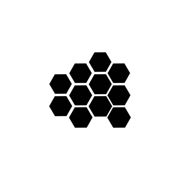 Εικονίδιο Κηρήθρα Λογότυπο Απομονωμένη Εικόνα Διάνυσμα Σύμβολο Σημάδι Υψηλής Ποιότητας — Διανυσματικό Αρχείο