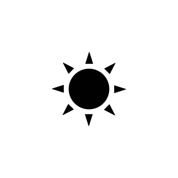 Икона Солнечного Света Графические Элементы Вашего Дизайна — стоковый вектор