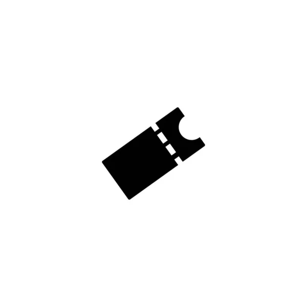 Icono Del Boleto Logotipo Símbolo Signo Aislado Vector Ilustración Iconos — Vector de stock